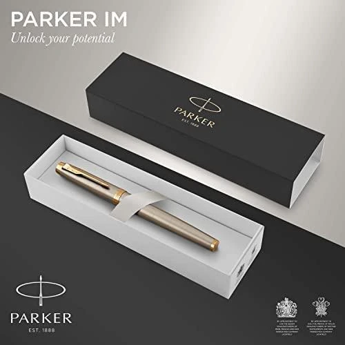 Plunksnakotis Parker IM Brushed Metal GT Medium