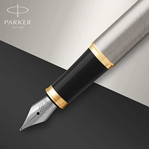Plunksnakotis Parker IM Brushed Metal GT Medium