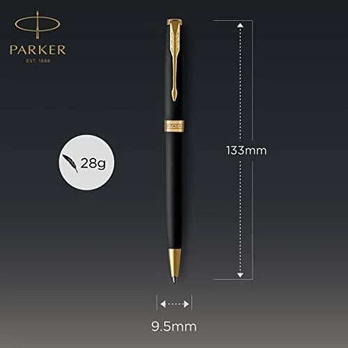 Pašukamas tušinukas Parker Sonnet Matte Juodas GT