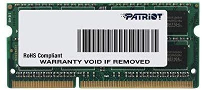 Nešiojamo kompiuterio atmintis PATRIOT SIGNATURE DDR3 8GB CL11 PC3-12800 (1600MHZ) SODIMM
