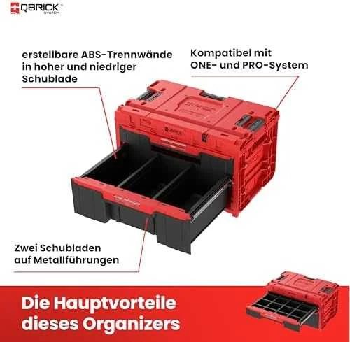 Q-Brick Įrankių dėžė Qbrick SKRQONED2PCZEPG003