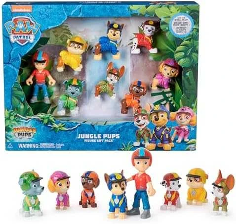 Spin Master PAW PATROL figurėlės Jungle Pups Figure dovanų pakuotė, 6068184