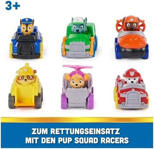 Spin Master PAW PATROL transporto priemonių rinkinys Core Pup Squad Racer, 6070070