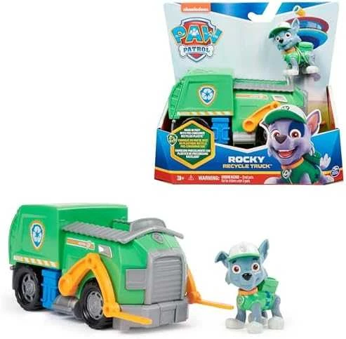 Spin Master PAW PATROL transporto priemonė Basic Sustainable Rocky, 6071213