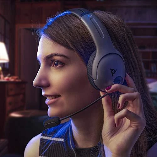 Žaidimų ausinės PDP Gaming LVL 40, skirtos PS4, Pilkos