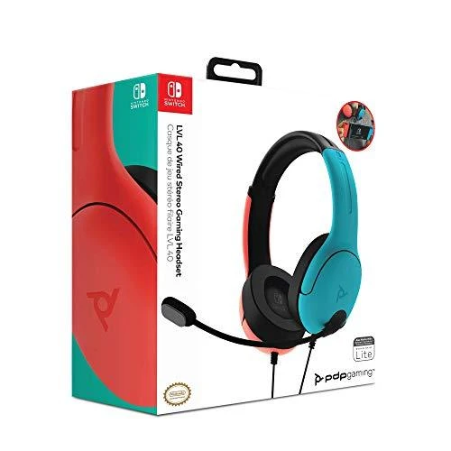 PDP LVL40 laidinės ausinės Nintendo Switch | 3.5mm