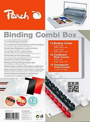 Peach įrišimo rinkinys PB100-14 su spiralėmis ir viršeliais