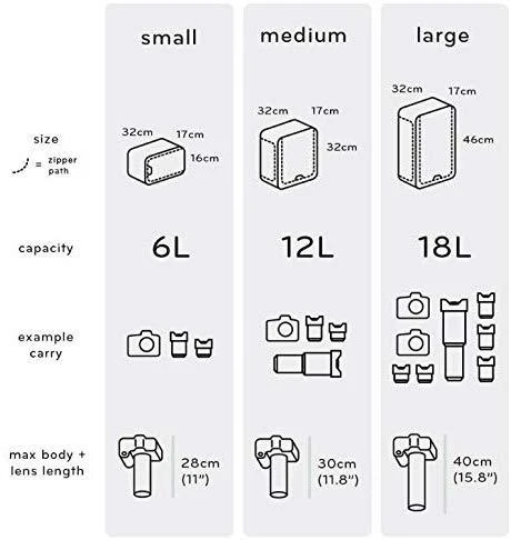 „Peak Design“ kelioninės kameros kubas, didelis