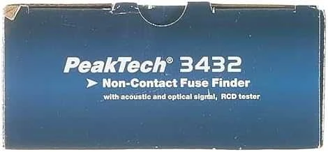 PeakTech 3432 RCD saugiklių ieškiklis