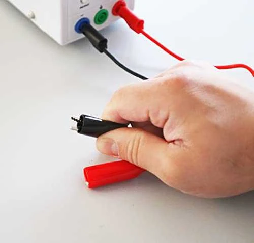 5A bandymo laidai, skirti PeakTech 7035 maitinimo šaltiniams