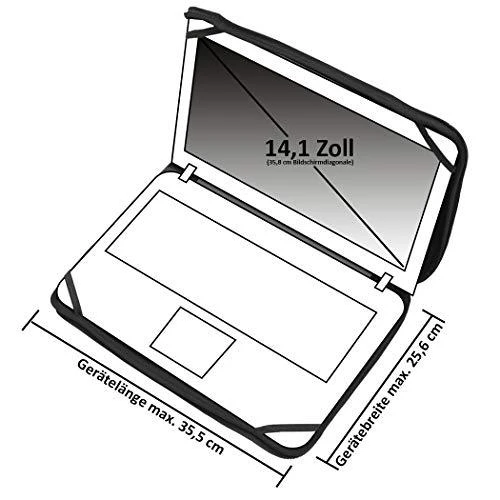 Dėklas Pedea PEDEA Notebook Sleeve 14,1 col. (35,8 cm), juodas