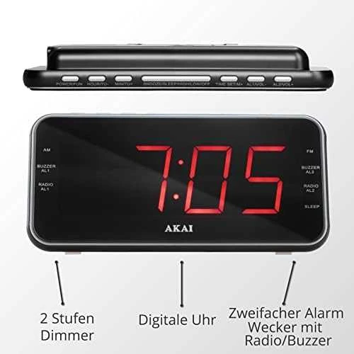 Akai ACR-3899 radijas su laikrodžiu