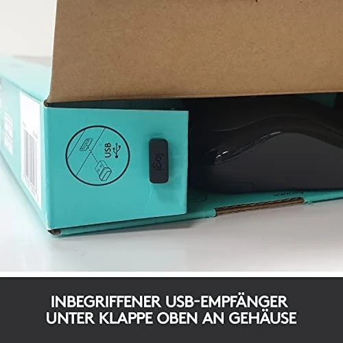 Belaidis klaviatūros ir pelės rinkinys Logitech MK270, QWERTY išdėstymas