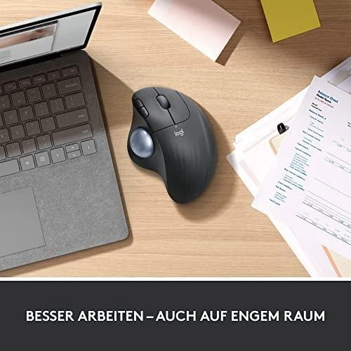 Pelė LOGITECH ERGO M575 verslui - Graphite - Emea