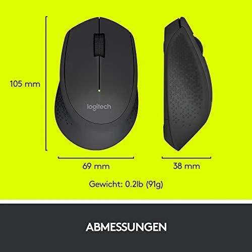 Optinė belaidė pelė Logitech M280 juoda