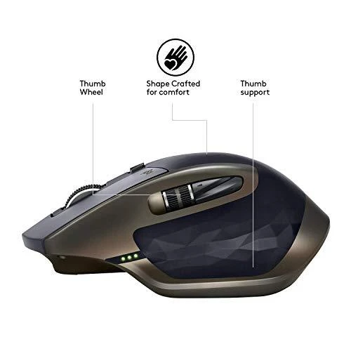 Belaidė pelė Logitech MX Master. Juoda