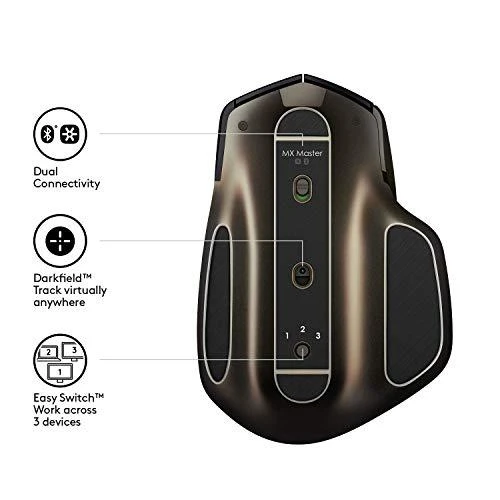 Belaidė pelė Logitech MX Master. Juoda