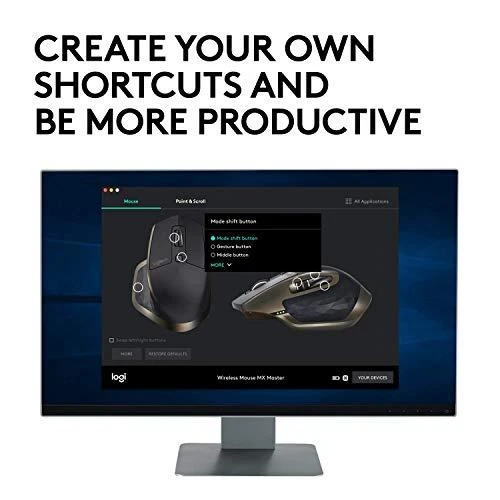 Belaidė pelė Logitech MX Master. Juoda