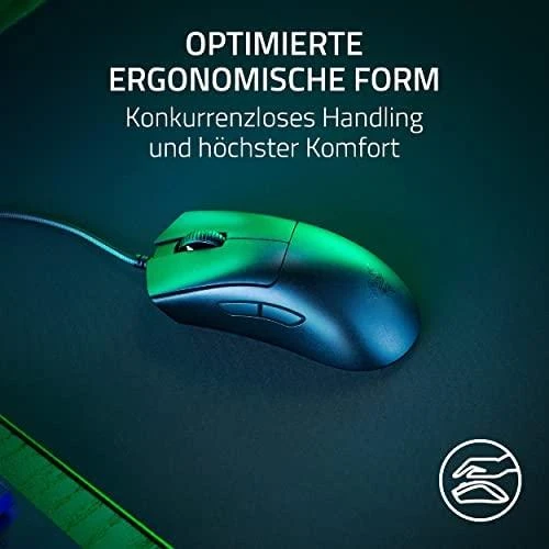 Razer | Pelė žaidimams | DeathAdder V3 | Pelė žaidimams | su laidu | Optinė | Juodas | No