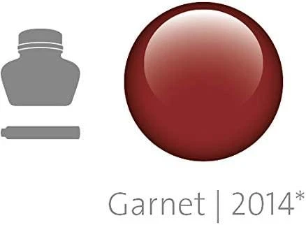 Pelikan Edelstein Garnet 2014 rašalo spalvos iliustracija