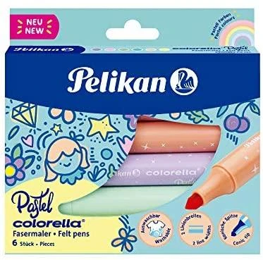Pelikan Mazari flamemastria Colorella Pastel 411 6pcs PELICAN