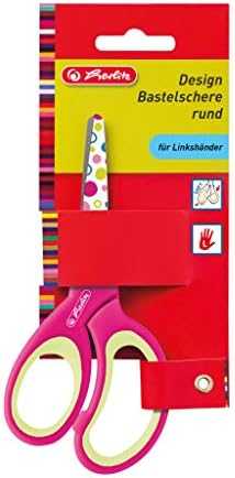 Suapvalintos 13 cm žirklės kairiarankiams - HERLITZ