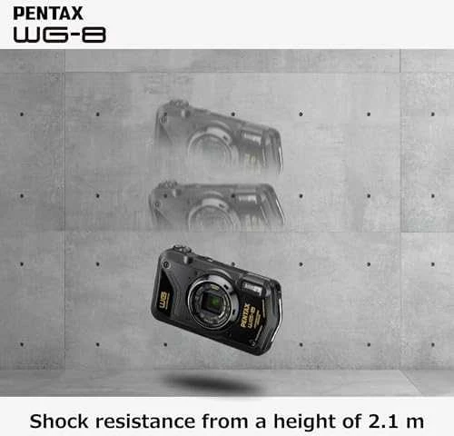 Ricoh Pentax WG-8 Juodas
