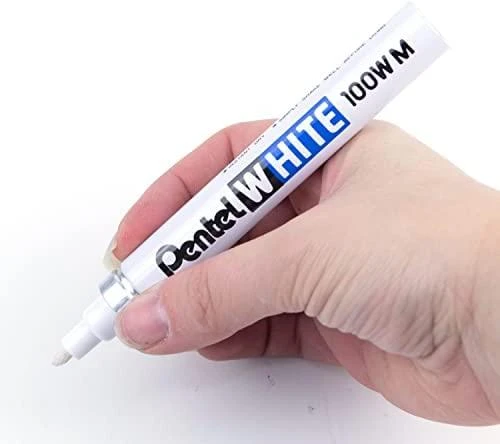 Permanentinis žymeklis PENTEL Baltas, baltos spalvos