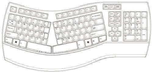 Klaviatūra Perixx PERIBOARD-512 DE (57205D)