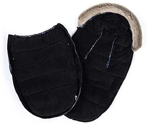 Petite&Mars Comfy 4in1 - žieminė kojytė vežimėliui | Amžinai Juodas