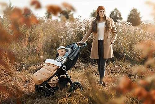 Petite&Mars Comfy 4in1 - žieminė kojytė vežimėliui | Amžinai Juodas
