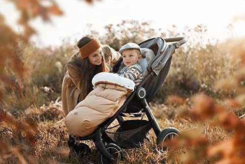 Petite&Mars Comfy 4in1 - žieminė kojytė vežimėliui | Amžinai Juodas
