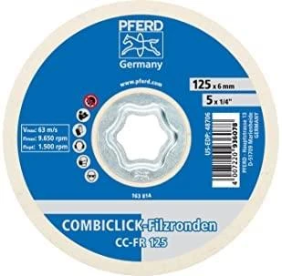 Tekstilinis poliravimo diskas PFERD CC-FR 125
