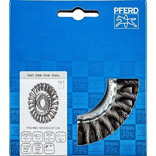 Metalinis šepetys PFERD RBG ST 0,5 125x12x22mm