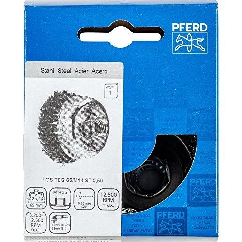 Metalinis šepetys-taurelė PFERD TBG ST M14 0,5mm
