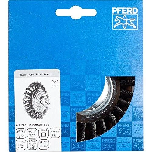 Metalinis šepetys 115x15mm PFERD KBG 0,5 M14