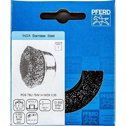 Metalinis šepetys-taurelė PFERD TBU 75/M14 INOX 0,3