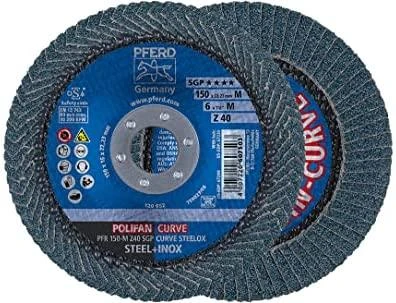 Šlifavimo diskas PFERD PFR 150 Z40 SGP-CURVE M