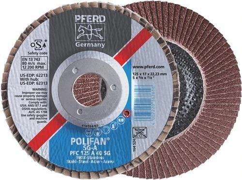 Šlifavimo diskas PFERD PFC125 A SG 40