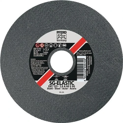 Ø125x1,6 mm pjovimo diskas PFERD A46 SG