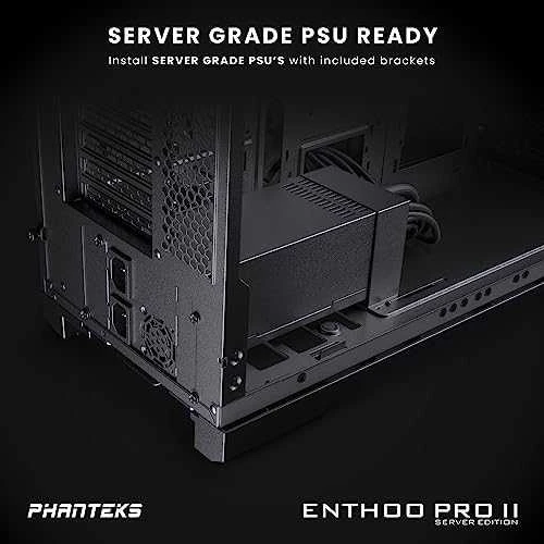 PHANTEKS Enthoo Pro 2 Server XL-EEB grūdintas stiklas