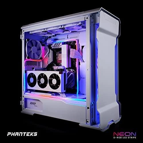 PHANTEKS Neon D-RGB LED juostelė – kombinuotas rinkinys, 40 cm (dvi dalys) – baltas