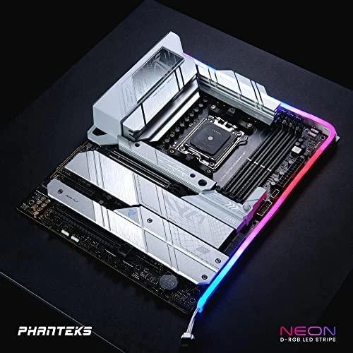PHANTEKS Neon D-RGB LED juostelė – kombinuotas rinkinys, 40 cm (dvi dalys) – baltas