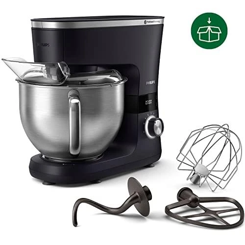 Virtuvinis kombainas „Philips“ serijos 7000 virtuvės aparatas HR7962/01, 5,5 l dubuo, 8 greičių nustatymai, 1000 W