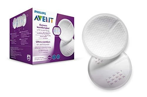 Vienkartinės maitinančios įklotės Philips Avent 60 vnt dienai ir naktį