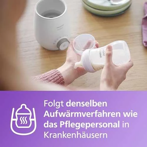 Philips Avent Premium Greitai veikiantis buteliukų šildytuvas SCF358/00