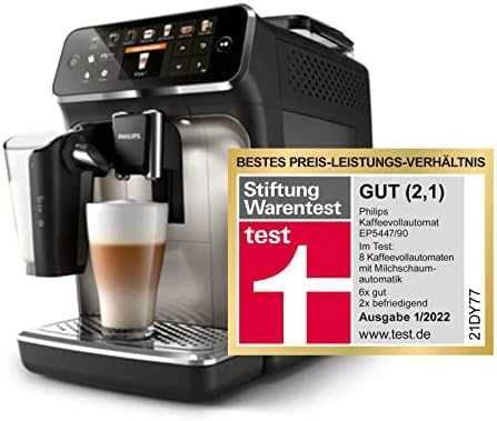 Philips 5400 Series Visiškai automatinis espreso kavos aparatas (EP5447/90)