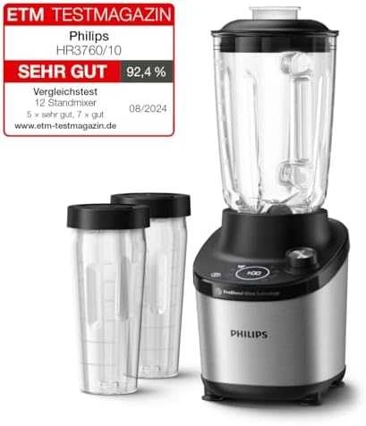 Kokteilinė Philips HR3760/10 7000 serija, Juodos/Sidabrinės spalvos