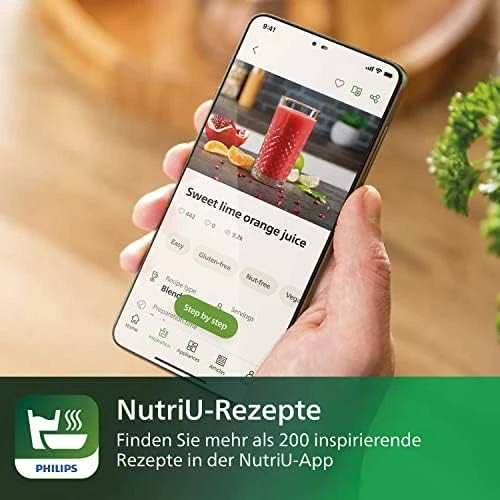 Philips Flip&Juice™ Didelio greičio maišytuvas su sulčiaspaudės moduliu HR3770/10, Juodas
