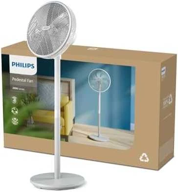 Ventiliatorius Philips 2000 Series | CX2550/00 | Stand Fan | 50 W | Diameter 40 cm | Greičių skaičius 3 | Oscillation | Baltas